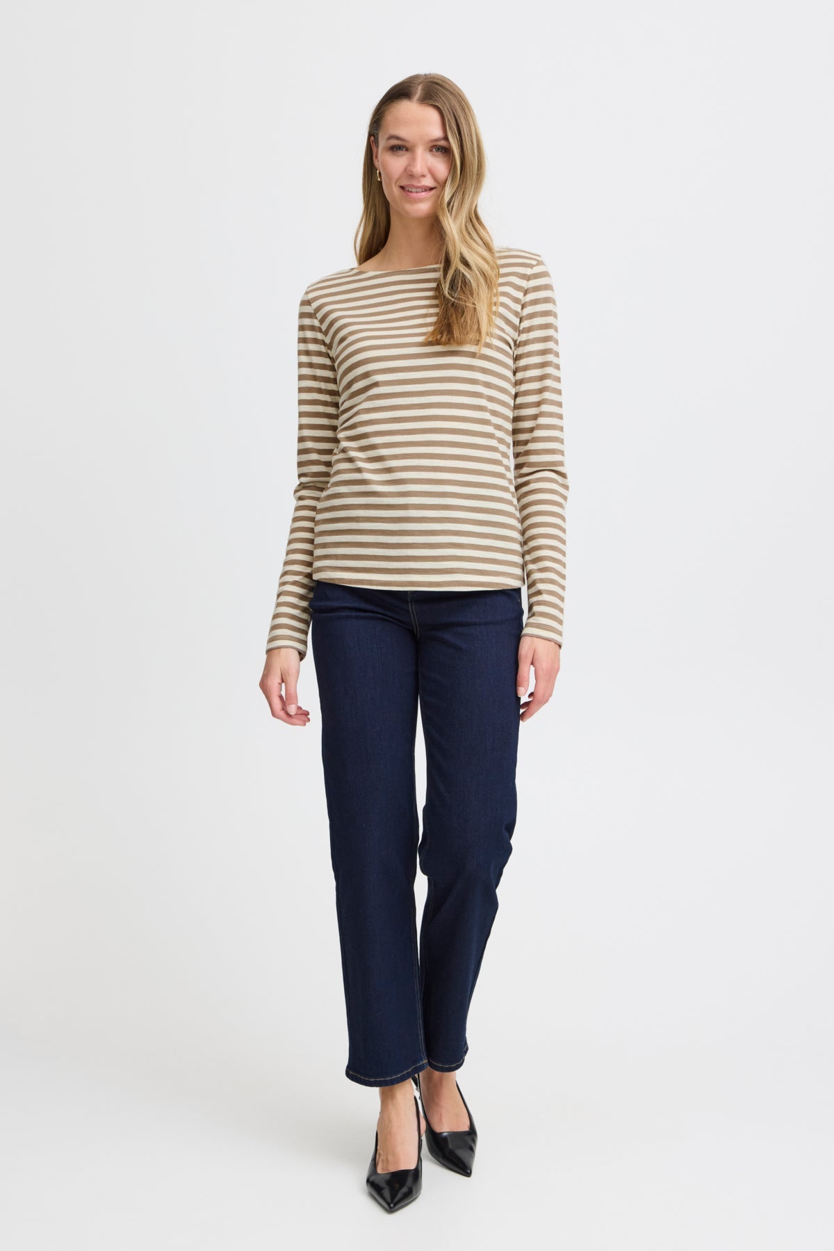 FransaFransa FRmye T-Shirt 1TopsDusty Olive - Blue Water Clothing