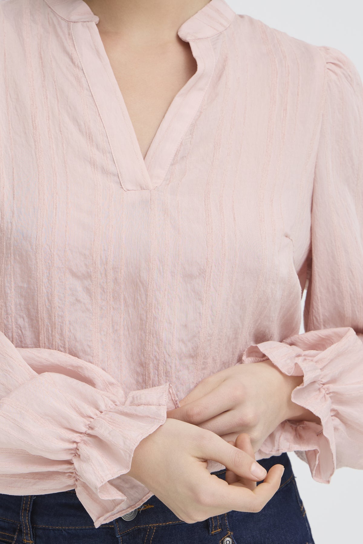 FransaFransa FRVALMA Blouse 1TopsRose Smoke - Blue Water Clothing