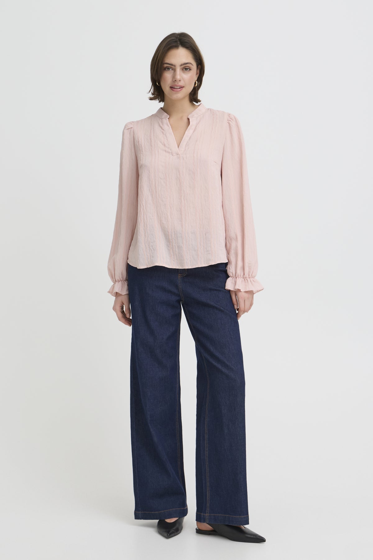 FransaFransa FRVALMA Blouse 1TopsRose Smoke - Blue Water Clothing