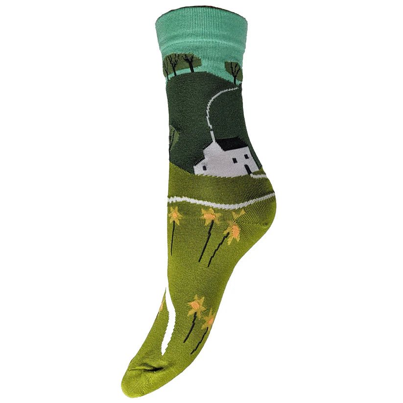 Gemjar SocksGemjar Country Cottage Bamboo SocksAccessories - Blue Water Clothing
