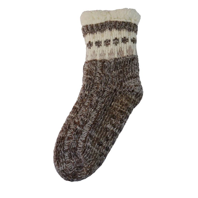 Gemjar SocksGemjar Fuzzy Patterned Slipper SocksAccessories - Blue Water Clothing