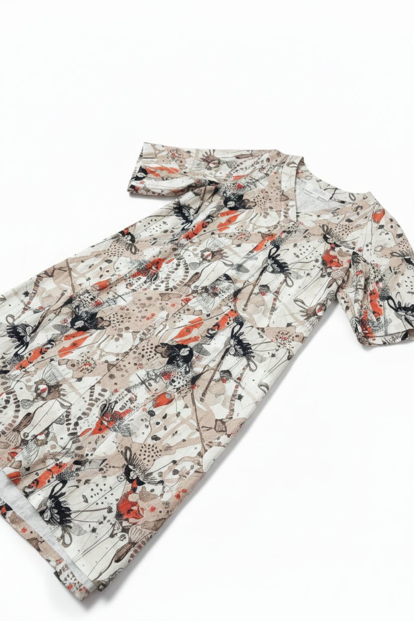 GrizasGrizas 91882 - L532P425 Linen DressTops - Blue Water Clothing