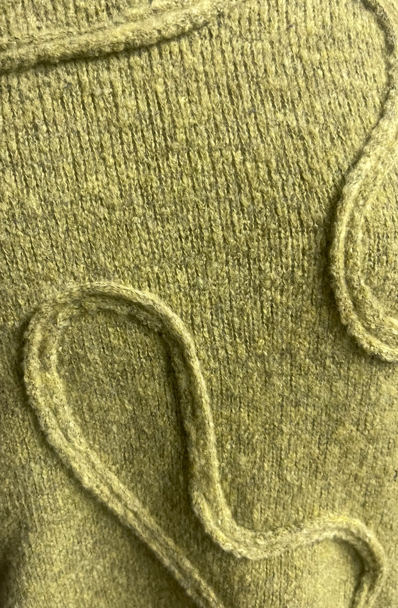 GrizasGrizas Wavy Seam Wool SweaterTopsGreen - Blue Water Clothing