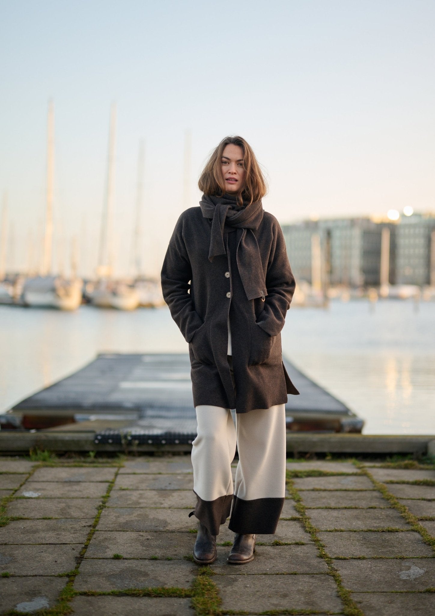 Henriette SteffensenHenriette Steffensen 4051 Triangle ScarfAccessories - Blue Water Clothing