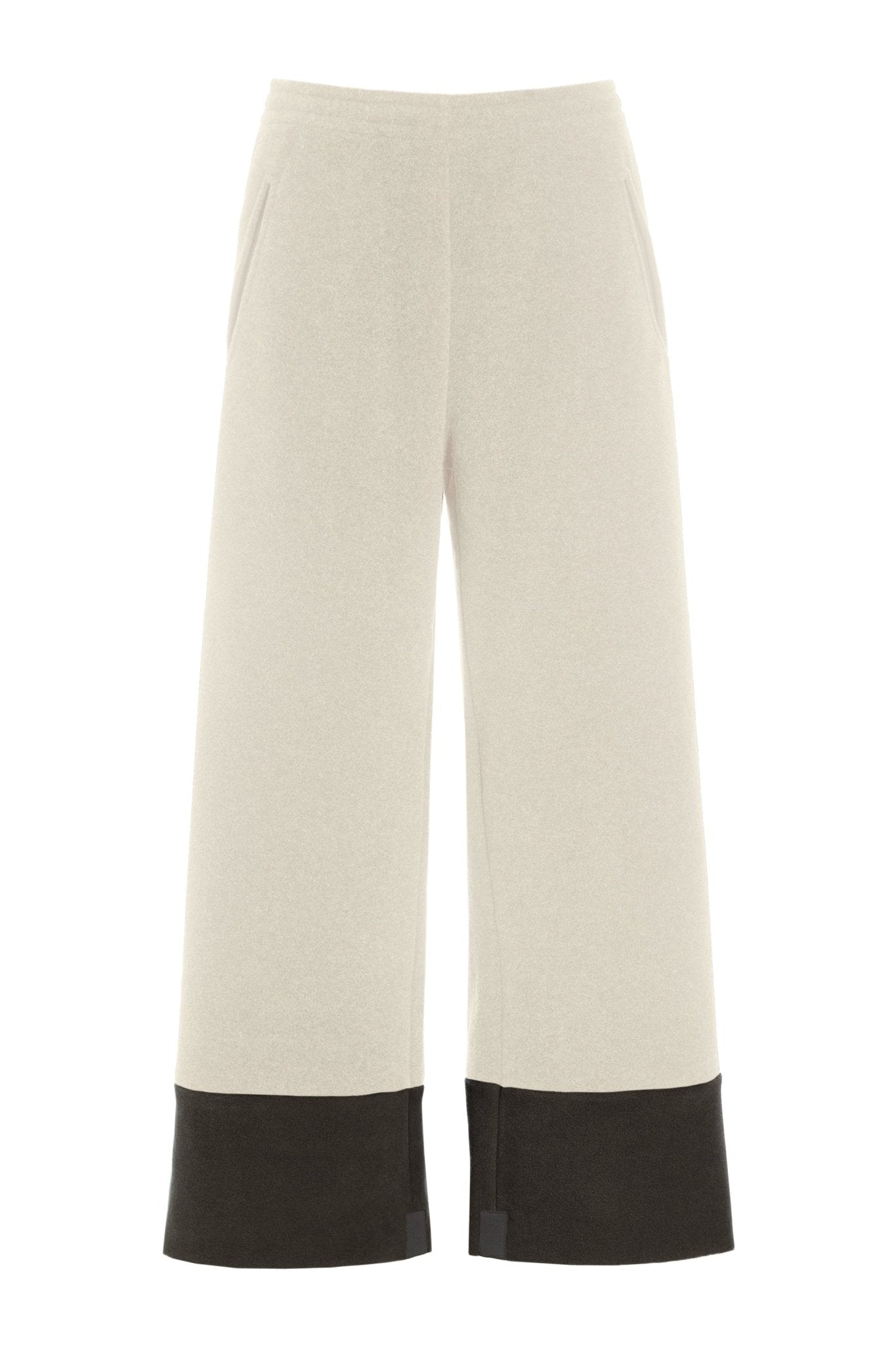 Henriette SteffensenHenriette Steffensen Flare Two Tone Trousers 3/4 LengthBottomsSB/Elephant - Blue Water Clothing