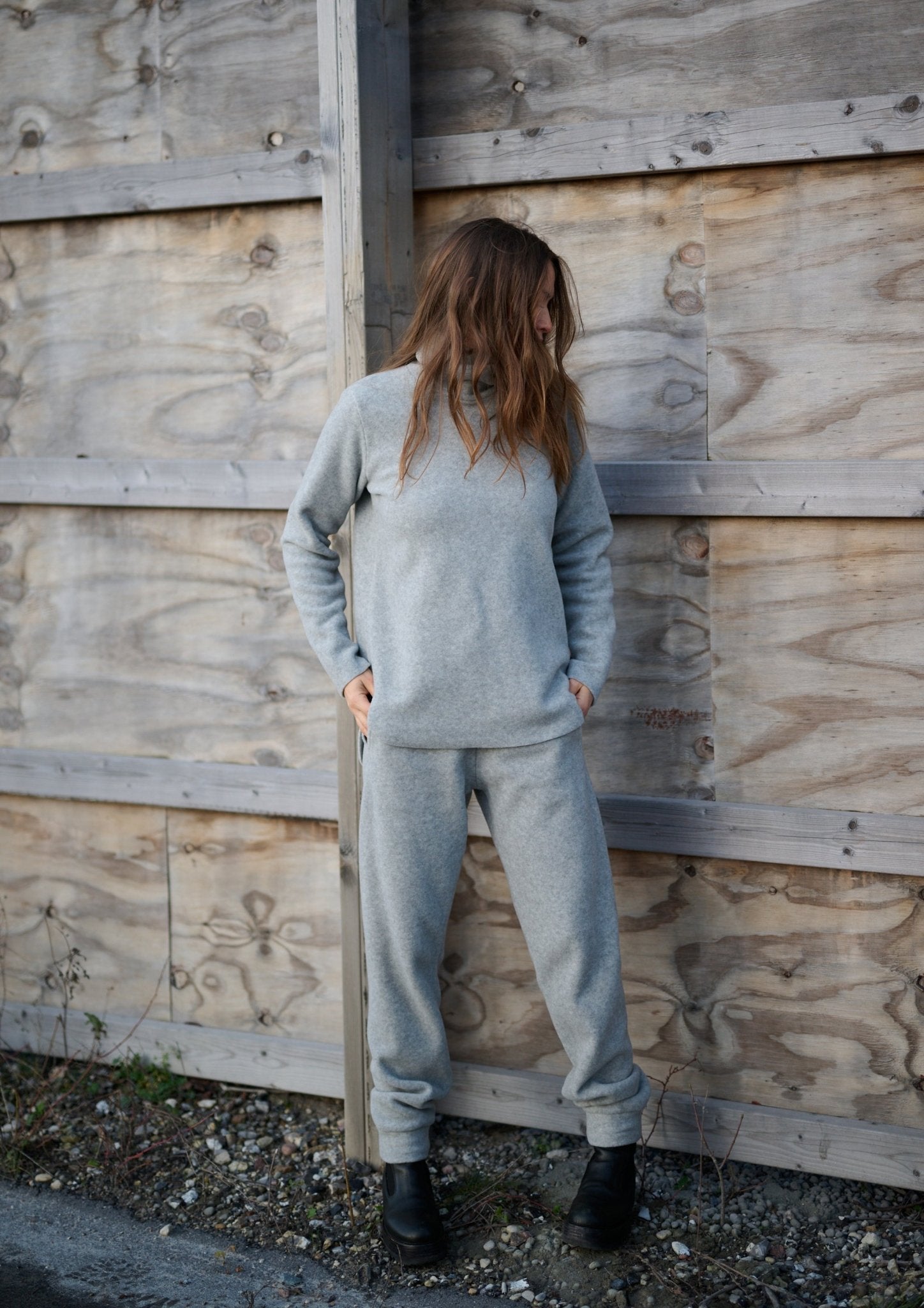 Henriette SteffensenHenriette Steffensen Fleece Blouse GreyTopsLight grey - Blue Water Clothing