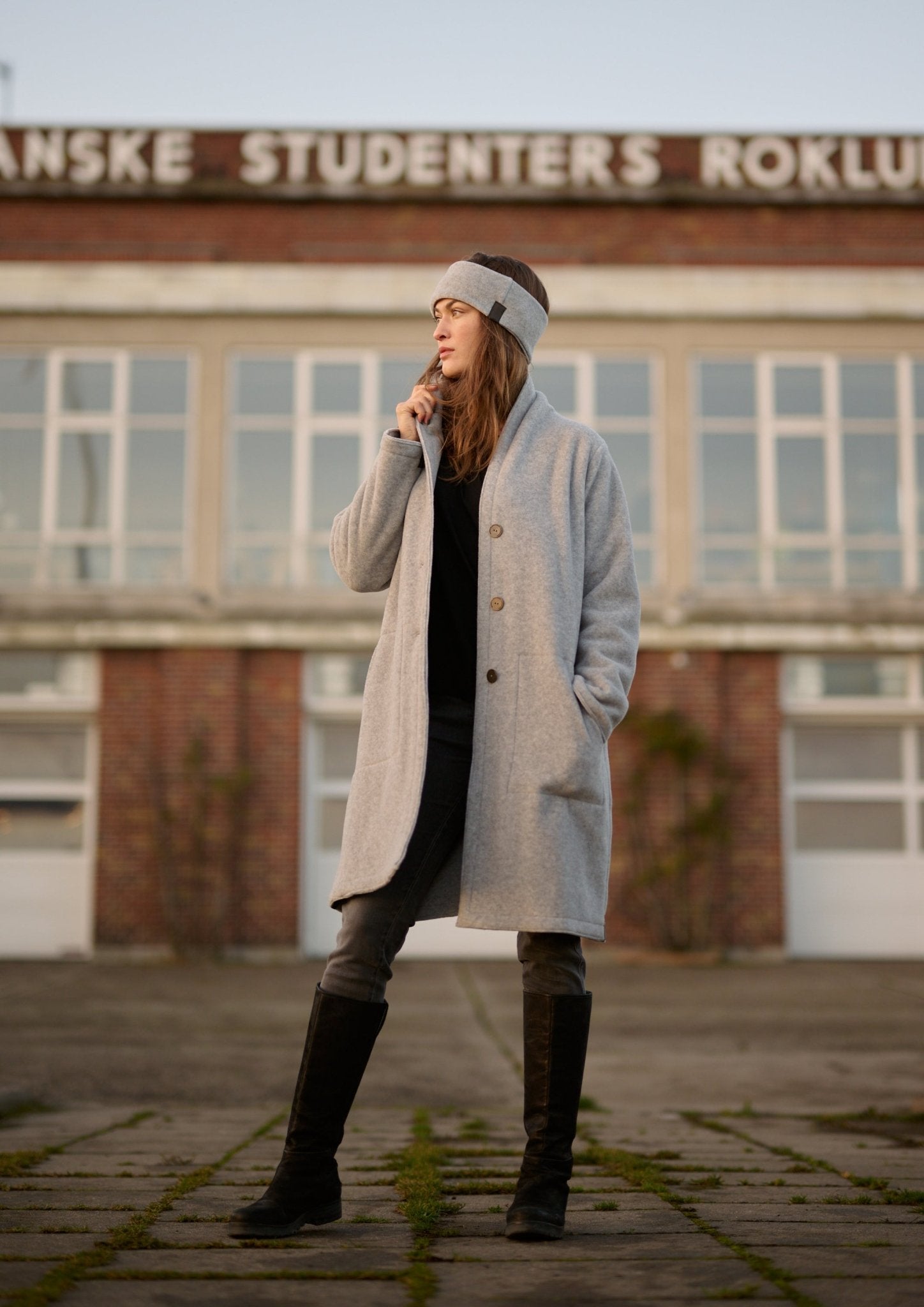 Henriette SteffensenHenriette Steffensen Fleece HeadbandAccessoriesLight grey - Blue Water Clothing