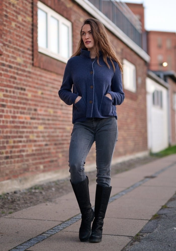 Henriette SteffensenHenriette Steffensen Fleece Jacket KitCoats & JacketsEvening Blue - Blue Water Clothing