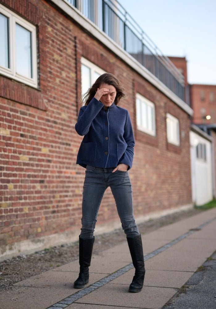 Henriette SteffensenHenriette Steffensen Fleece Jacket KitCoats & JacketsEvening Blue - Blue Water Clothing