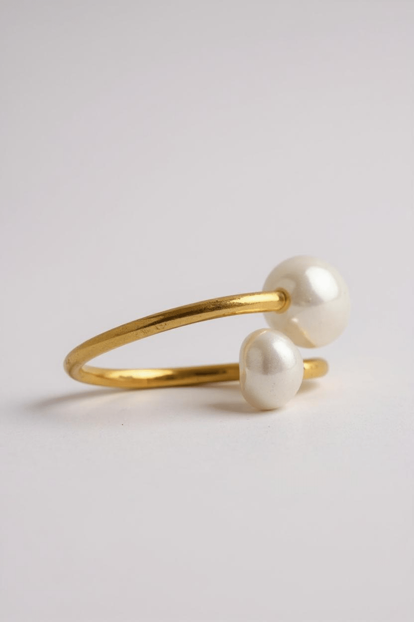 IBU JewelsIBU Jewels Ring Double PearlClothingPearl - Blue Water Clothing