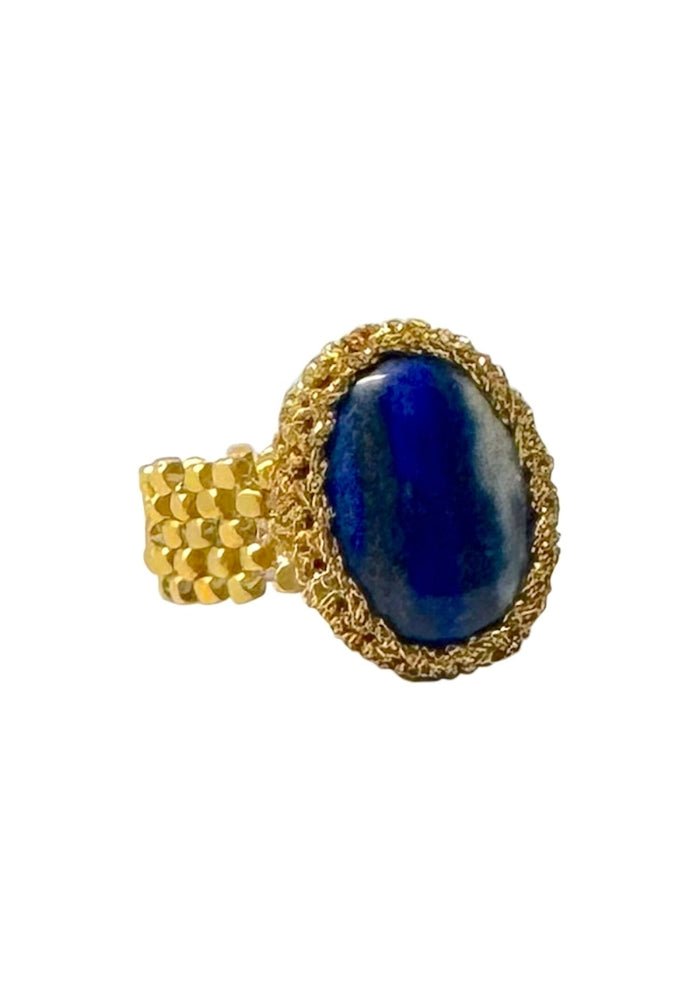 IBU JewelsIBU Jewels Ring JulesClothingBlue Soladite - Blue Water Clothing