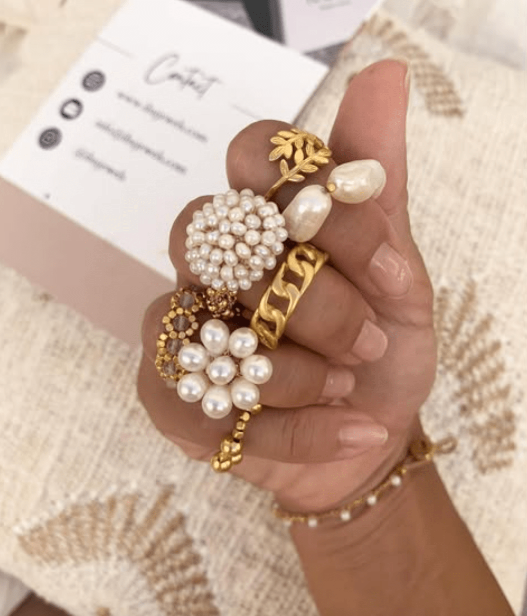 IBU JewelsIBU Jewels Ring LeavesJewellery - Blue Water Clothing