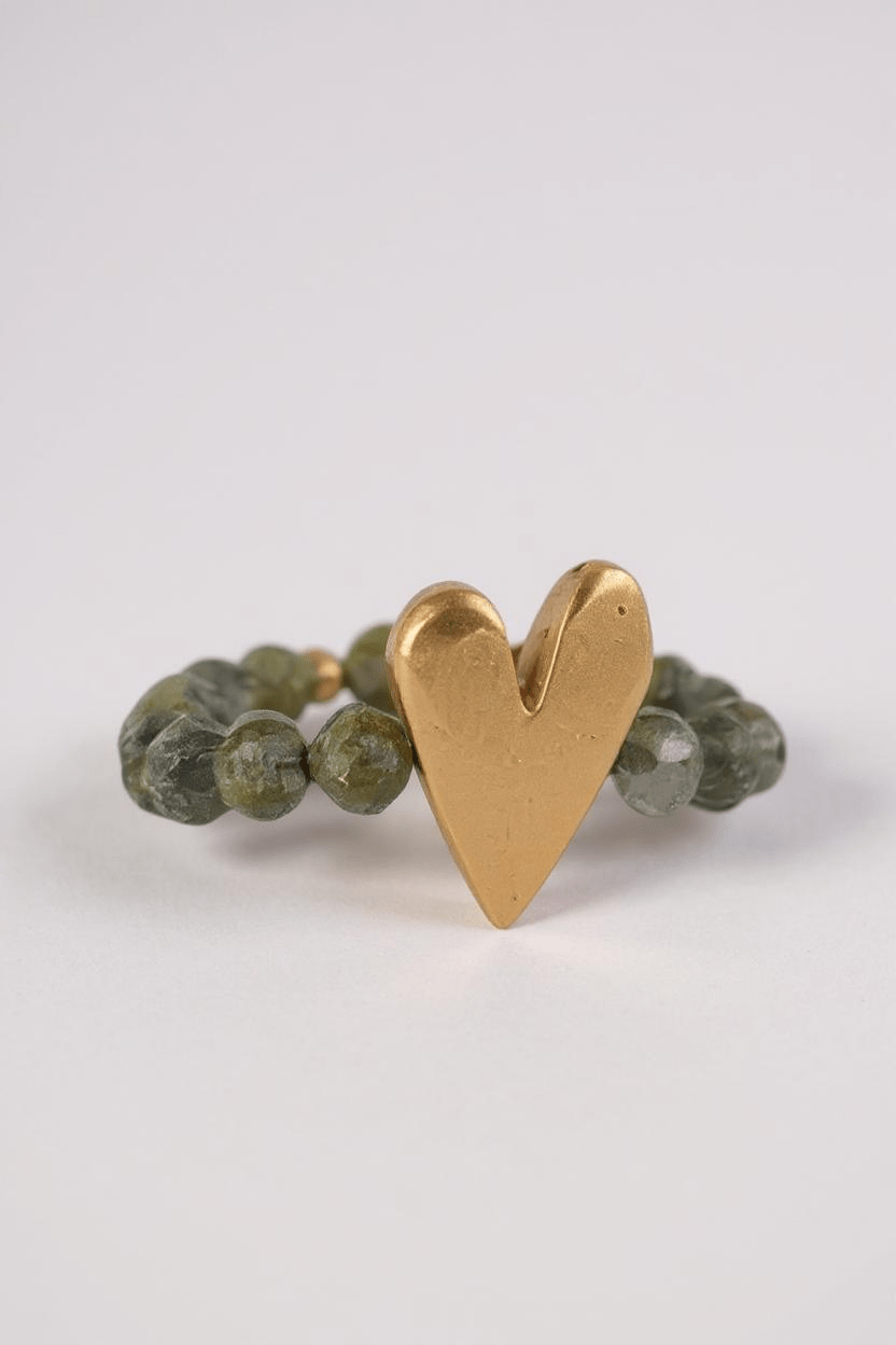 IBU JewelsIBU Jewels Ring Sweet HeartClothingUnakite - Blue Water Clothing