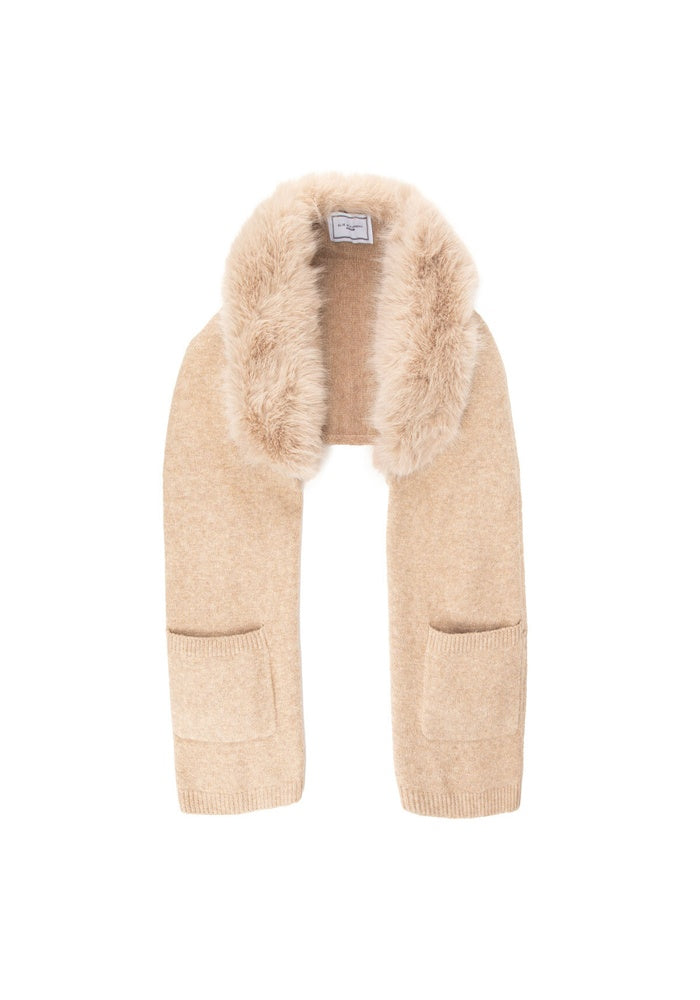 Elie Beaumont Winter Stole Elite Fur Collar