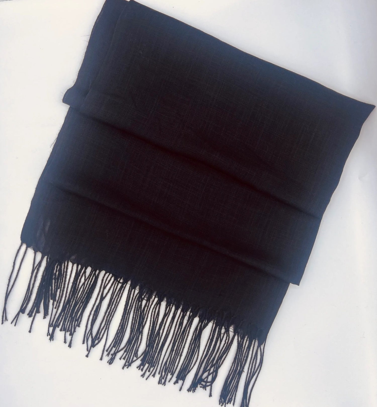 Jess & LouJess & Lou Soft Lightweight ScarfScarvesBold Black - Blue Water Clothing