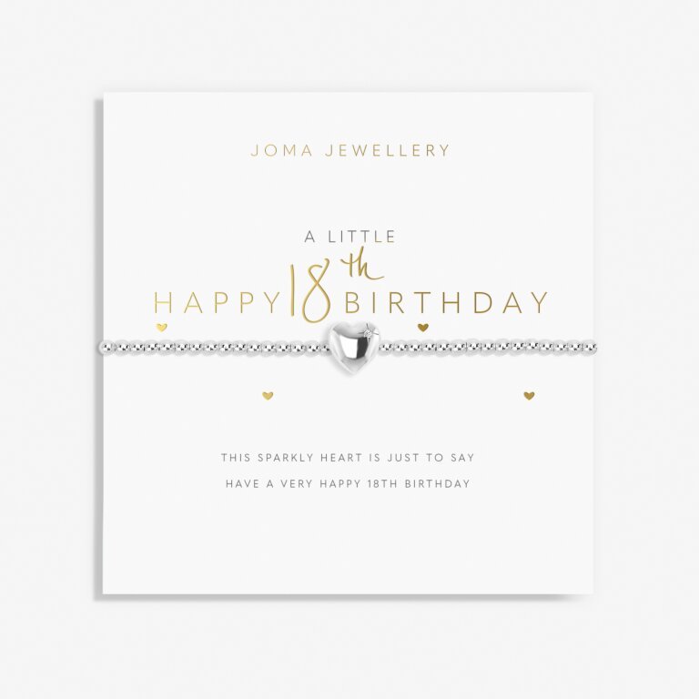 Joma Jewellery A Little 'Happy 18th Birthday' Bracelet - Blue Water Clothing