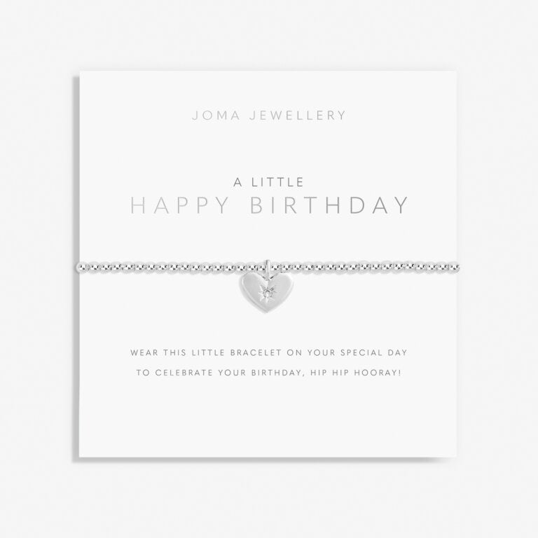 Joma Jewellery A Little 'Happy Birthday' Bracelet - Blue Water Clothing
