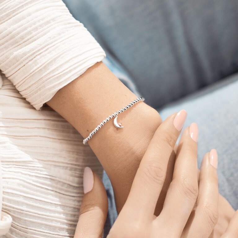 Joma Jewellery A Little 'Love You To The Moon And Back' Bracelet - Blue Water Clothing