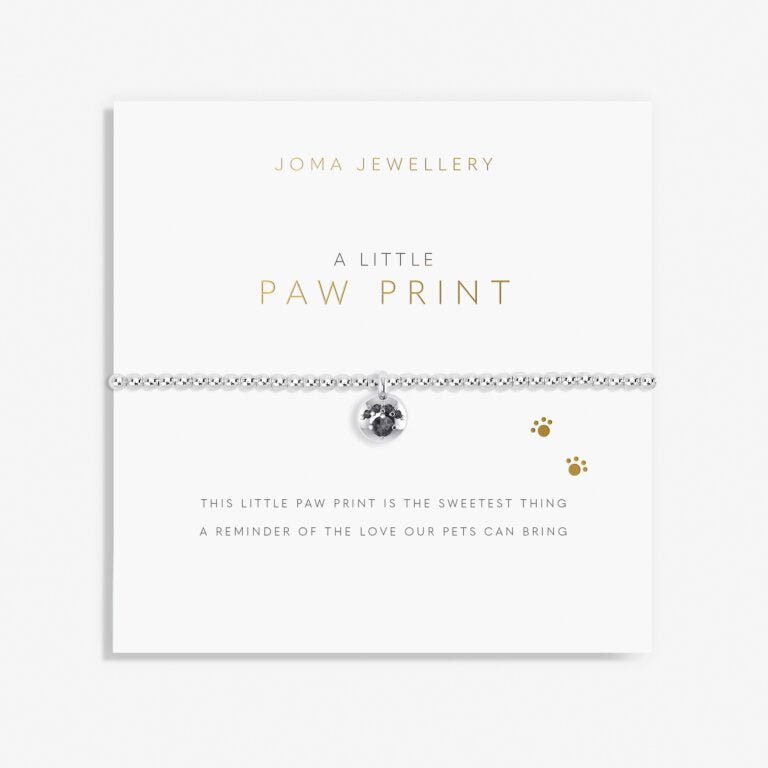 Joma Jewellery A Little 'Paw Print' Bracelet - Blue Water Clothing