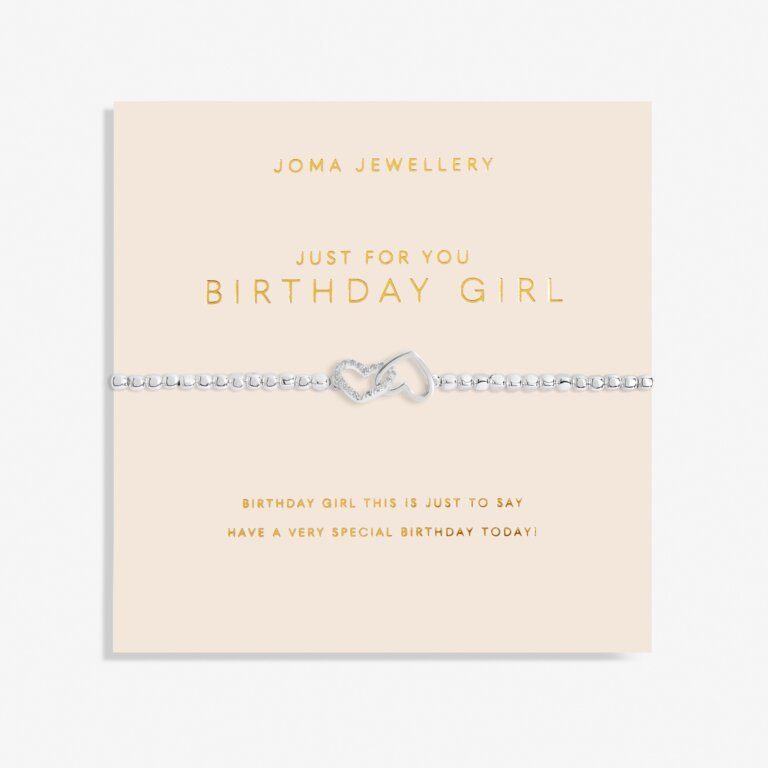Joma Jewellery 'Just For You Birthday Girl' Forever Yours Bracelet - Blue Water Clothing