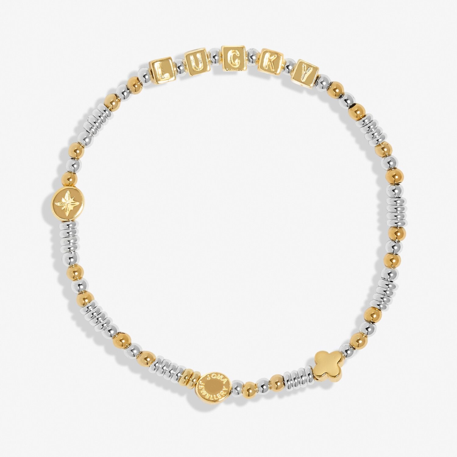 Joma JewelleryJoma Jewellery Happy Little Moments Bracelet ' Lucky 'Jewellery - Blue Water Clothing