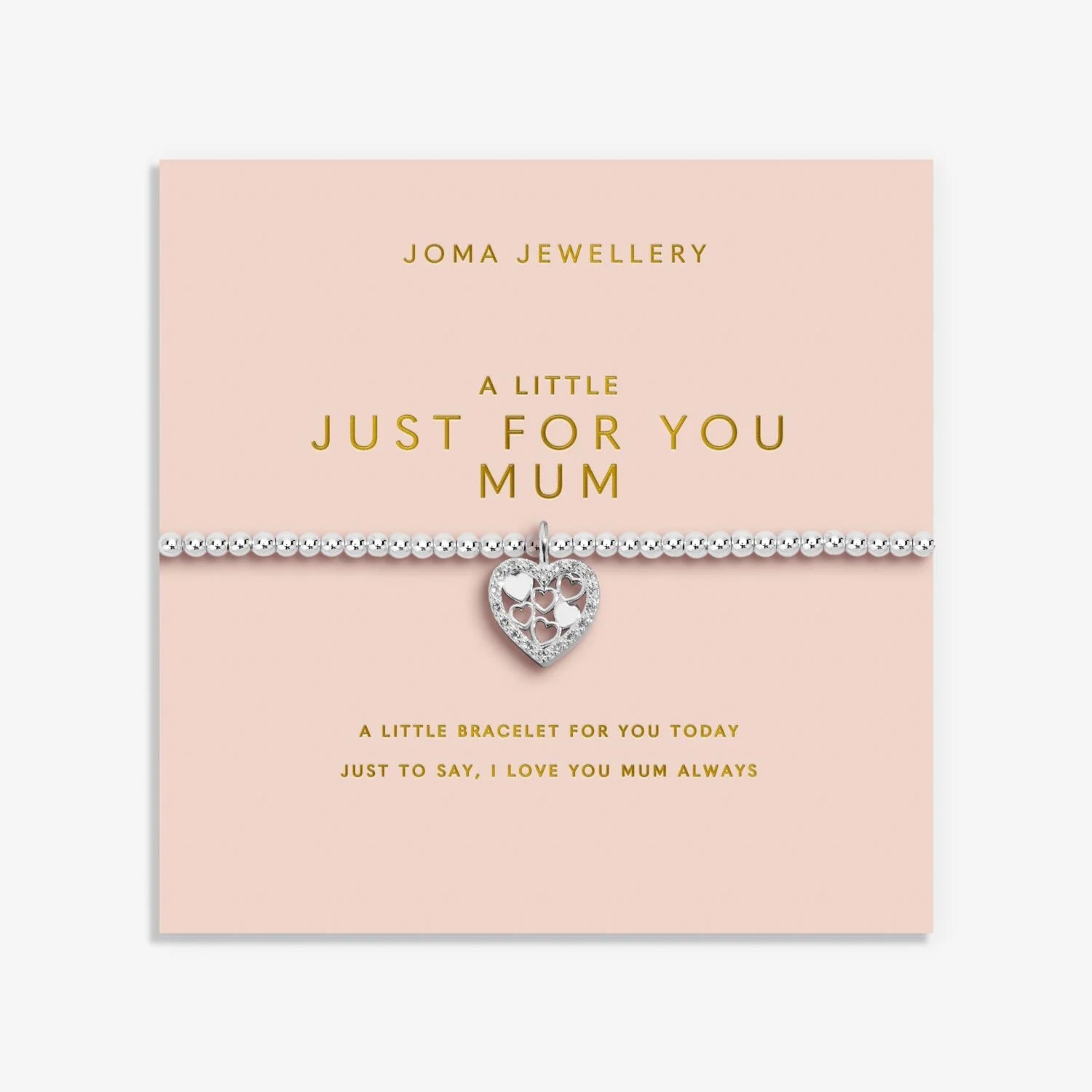 Joma JewelleryJoma Jewellery Mother's Day A Little 'Just For You Mum' BraceletJewellery - Blue Water Clothing