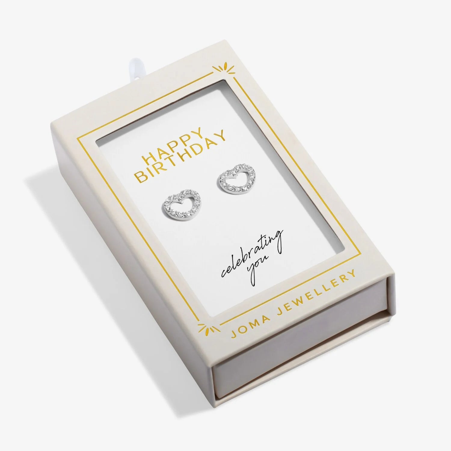 Joma JewelleryJoma Jewellery Stud Earrings Moments To Shine 'Happy Birthday'Jewellery - Blue Water Clothing