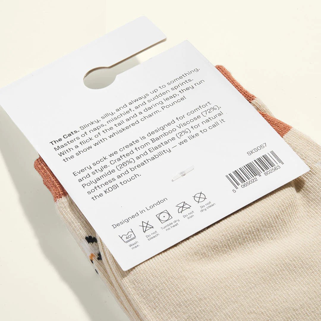 Kosi LondonKosi London Socks The CatsAccessories - Blue Water Clothing