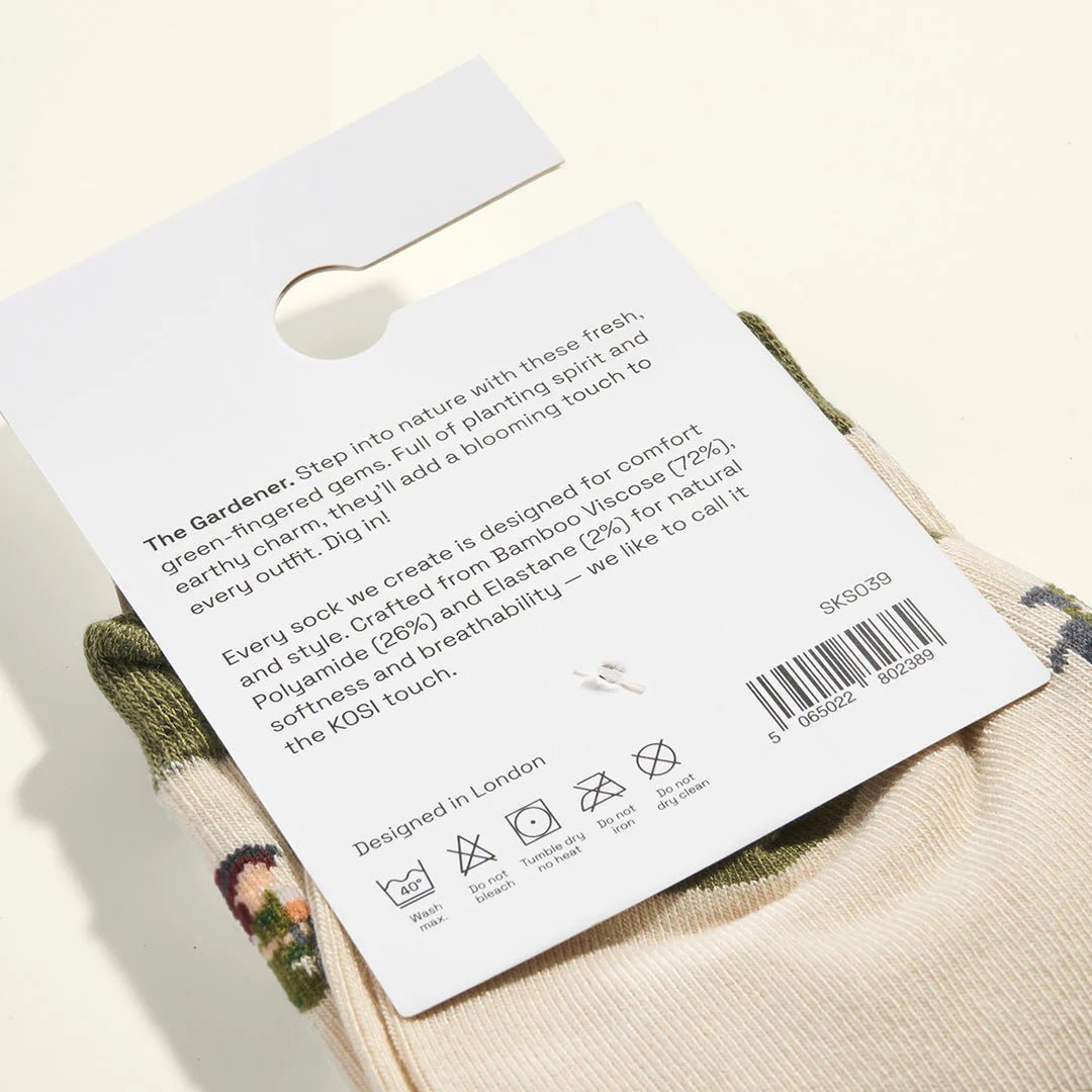 Kosi LondonKosi London Socks The GardenerAccessories - Blue Water Clothing