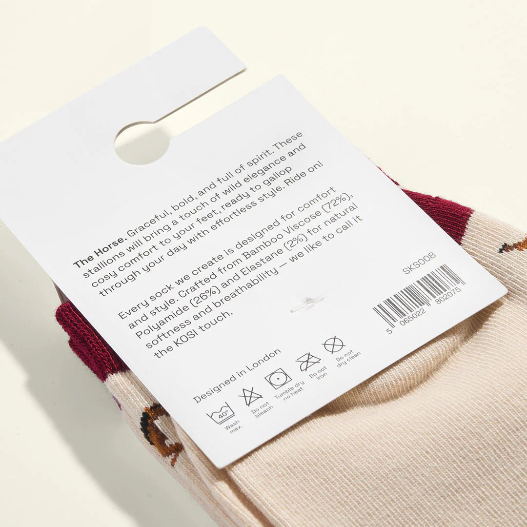 Kosi LondonKosi London Socks The HorseAccessories - Blue Water Clothing