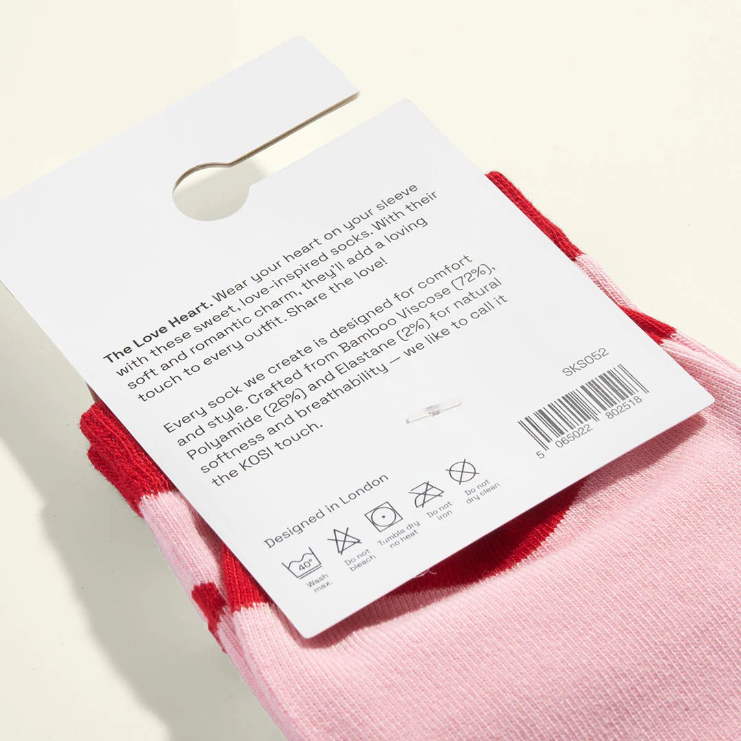 Kosi LondonKosi London Socks The Love HeartAccessories - Blue Water Clothing