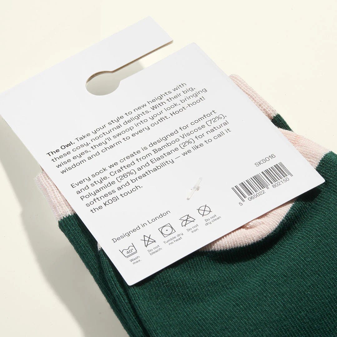 Kosi LondonKosi London Socks The OwlAccessories - Blue Water Clothing