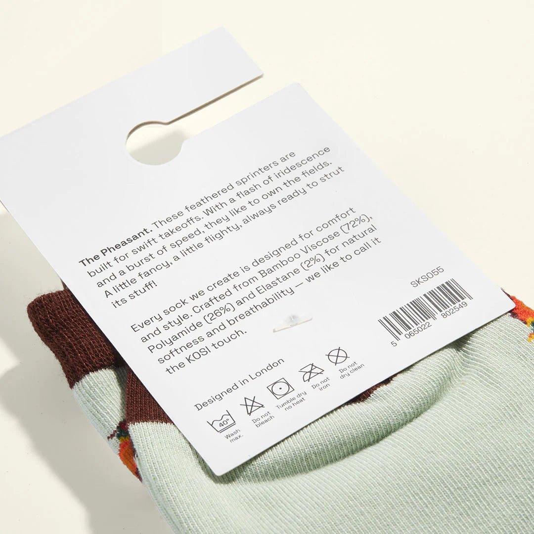 Kosi LondonKosi London Socks The PheasantAccessories - Blue Water Clothing