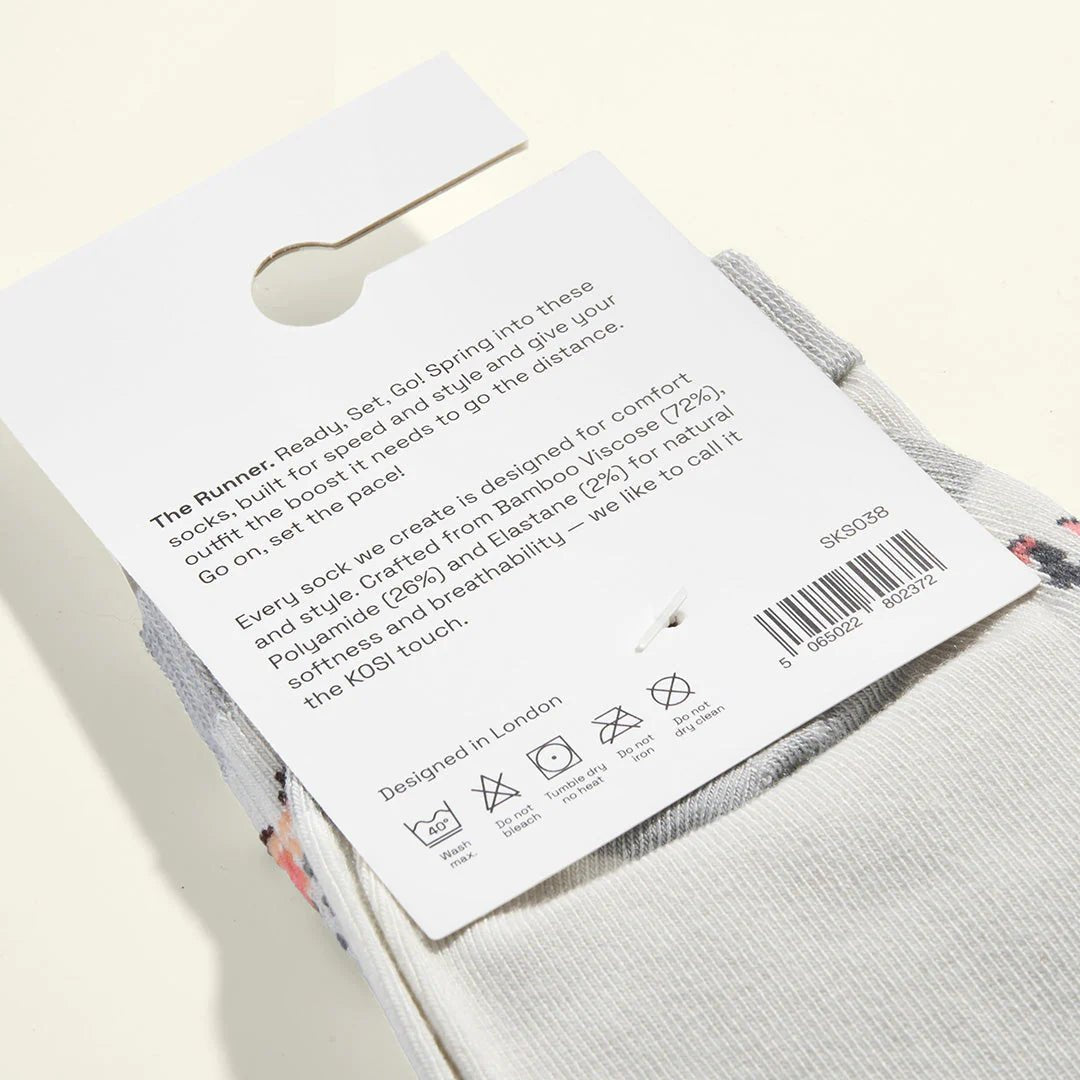 Kosi LondonKosi London Socks The RunnerAccessories - Blue Water Clothing