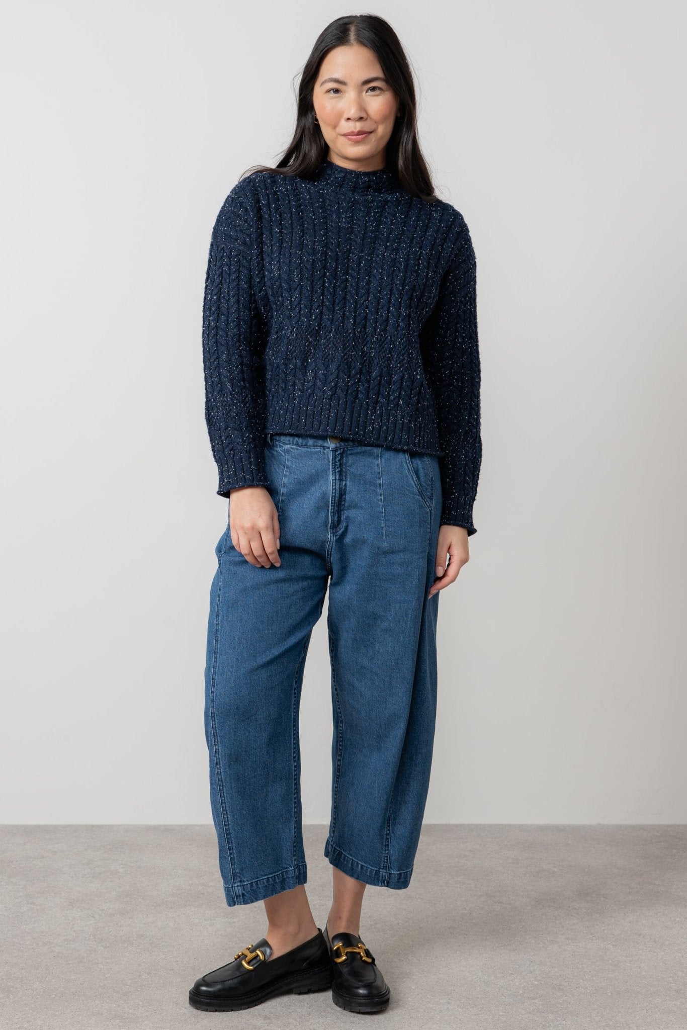 Lily & MeLily And Me Charlie Trousers PlainBottomsBlue - Blue Water Clothing