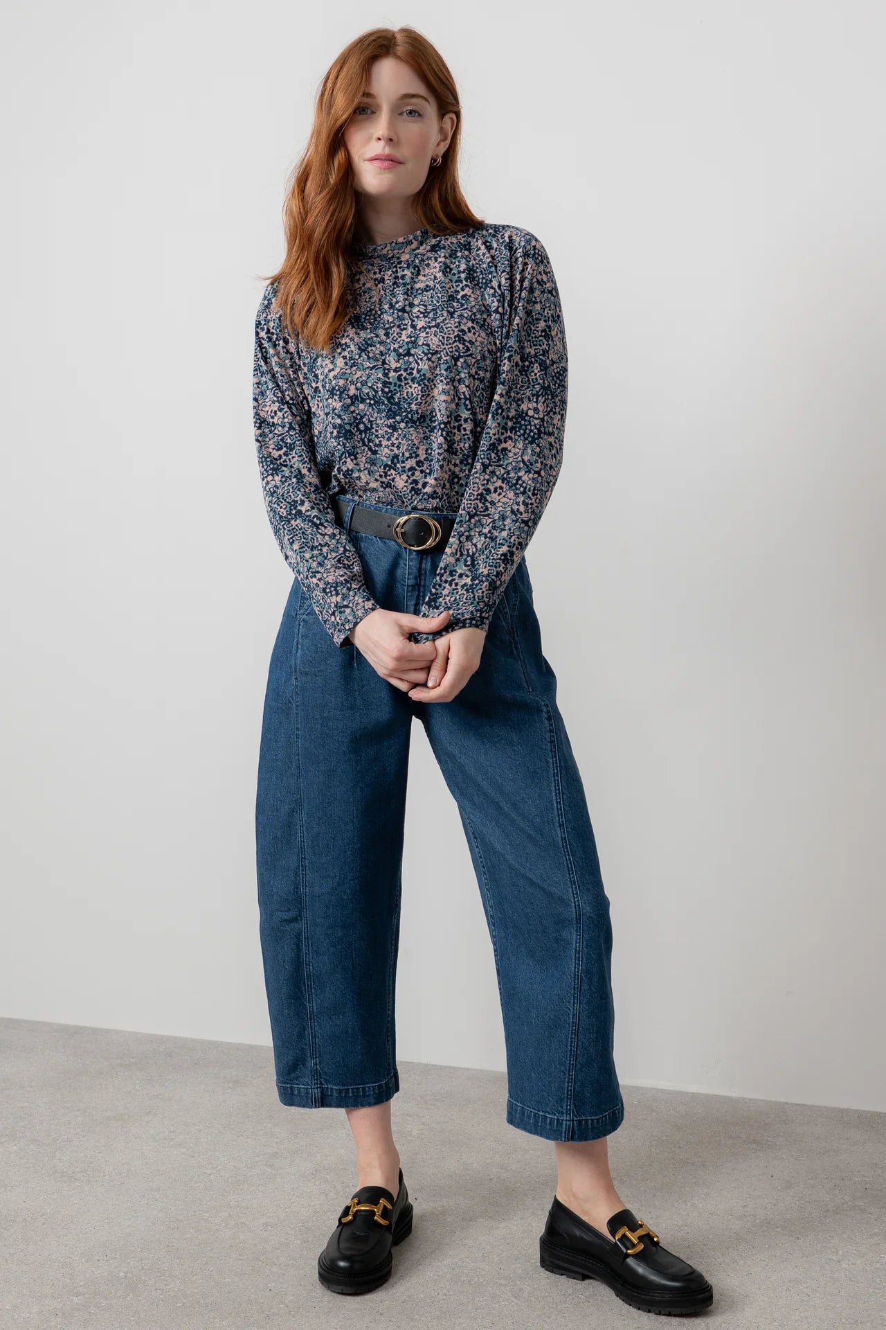 Lily & MeLily And Me Charlie Trousers PlainBottomsBlue - Blue Water Clothing