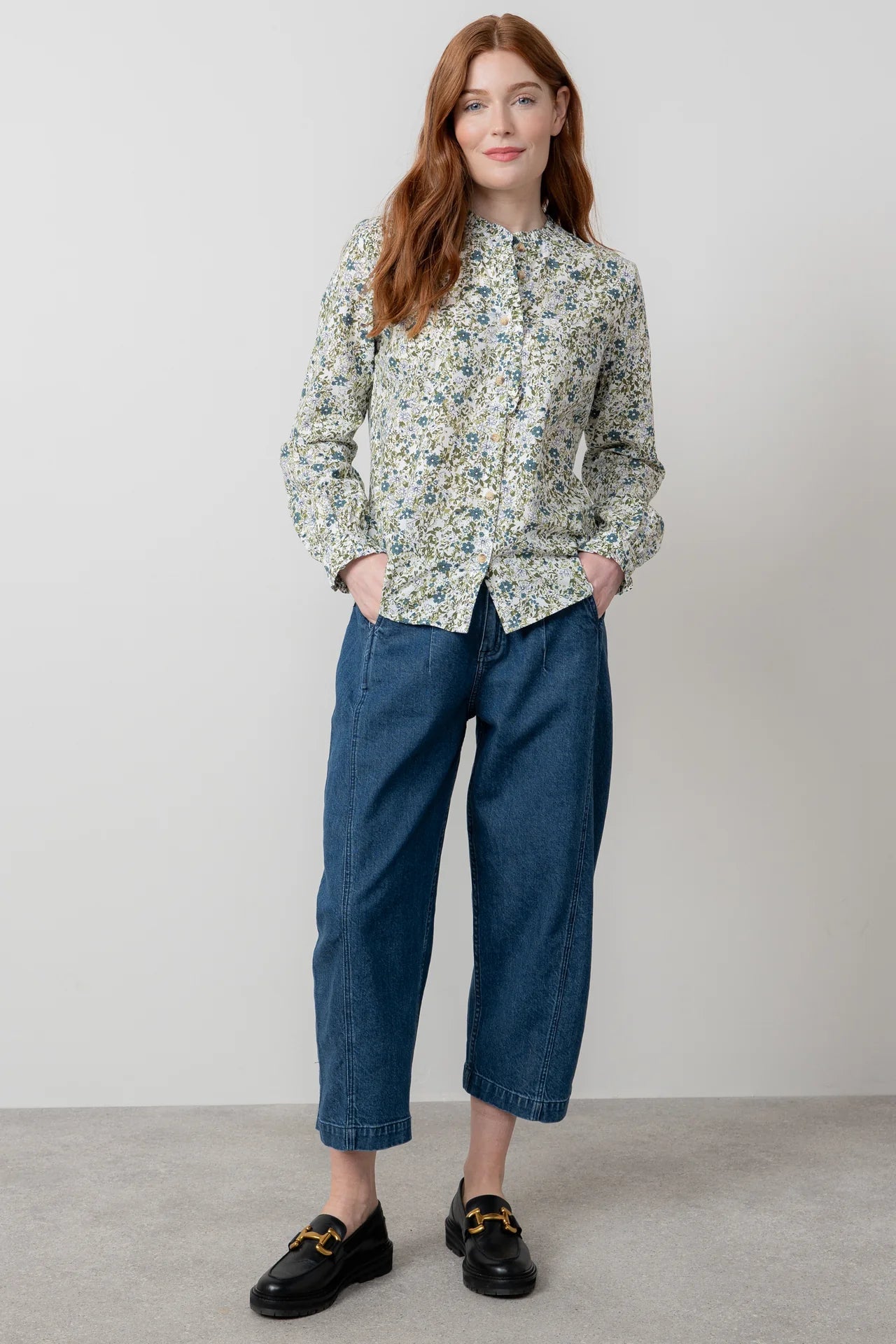 Lily & MeLily And Me Charlie Trousers PlainBottomsBlue - Blue Water Clothing