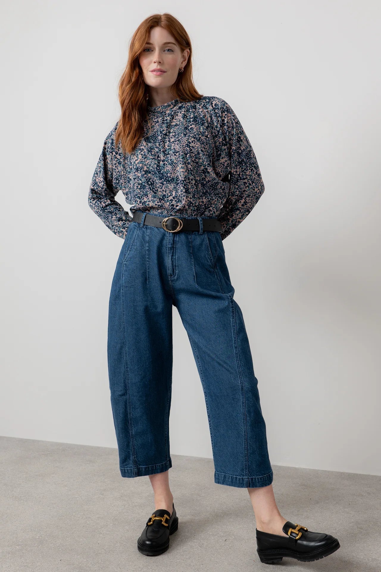 Lily & MeLily And Me Charlie Trousers PlainBottomsBlue - Blue Water Clothing