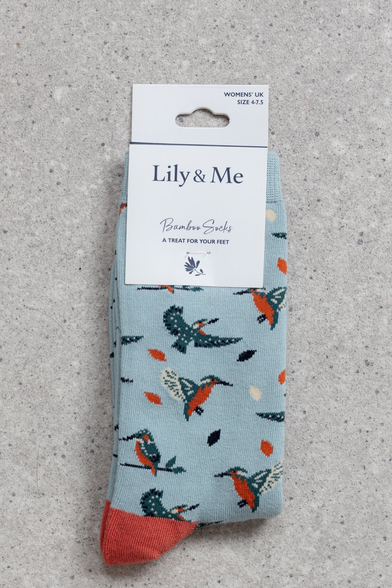 Lily & MeLily And Me King Fisher SockAccessoriesIce Blue - Blue Water Clothing