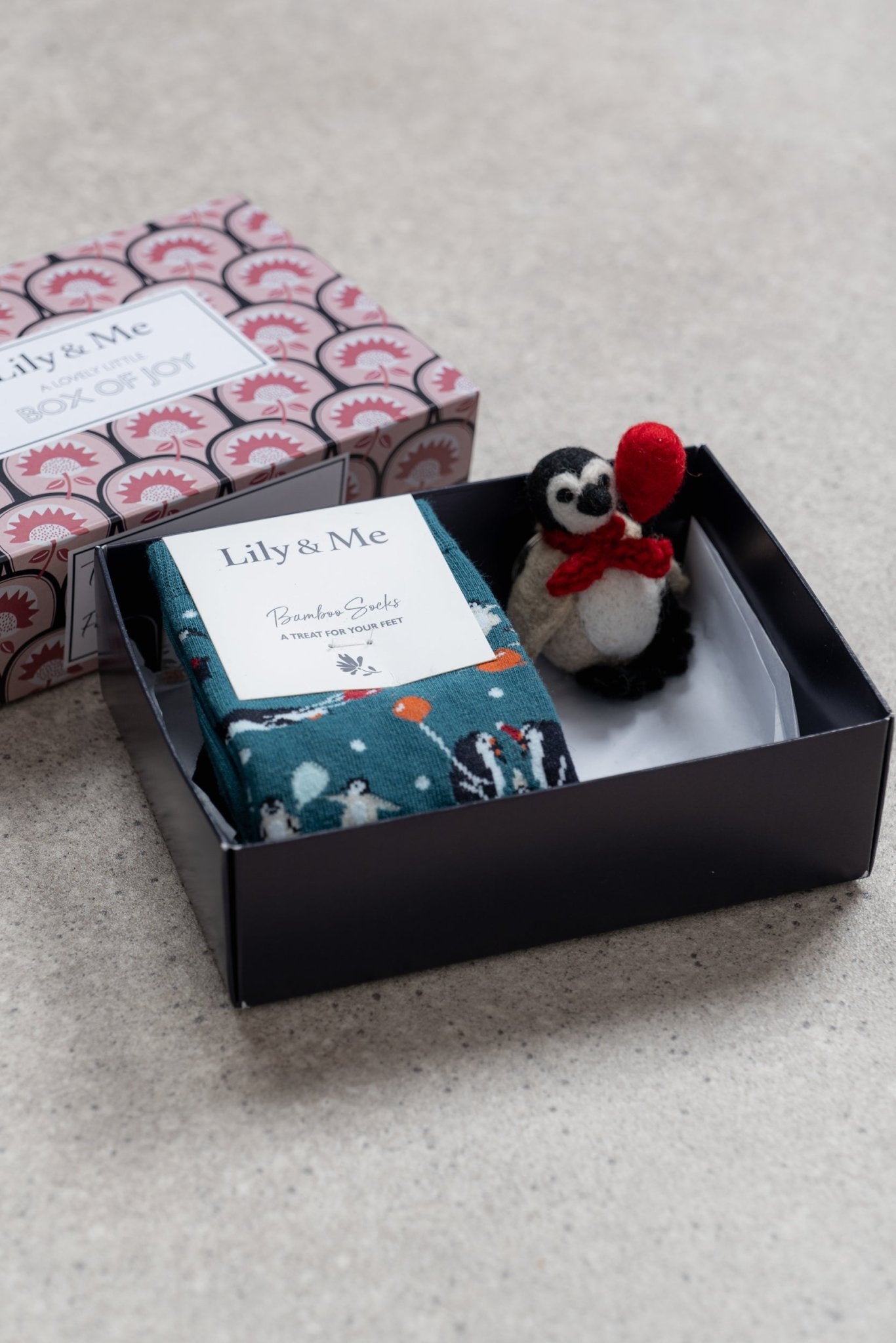 Lily & MeLily And Me Penguin Pals Socks Gift BoxAccessoriesAssorted - Blue Water Clothing