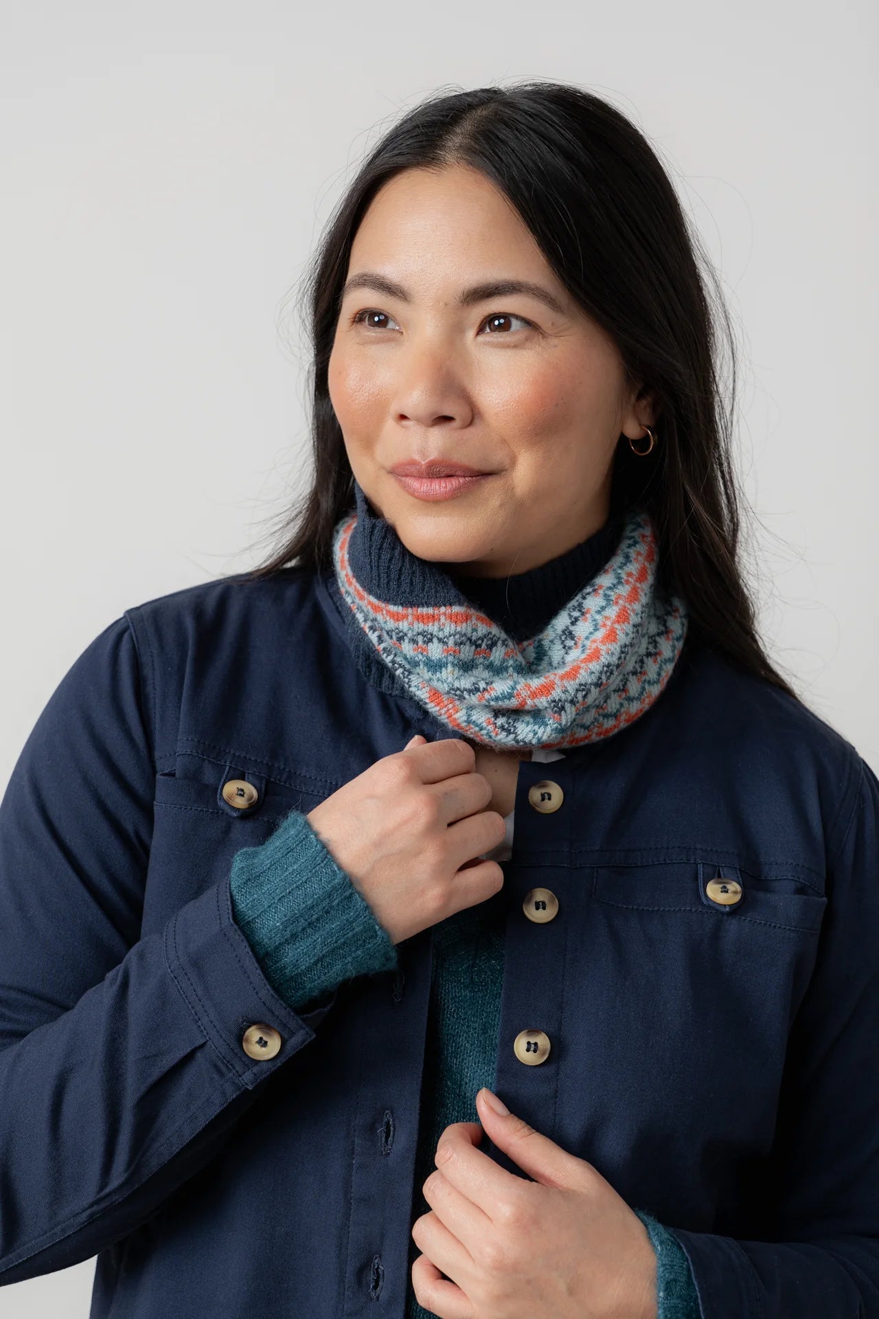 Lily & MeLily And Me Snood Fair IsleAccessories - Blue Water Clothing