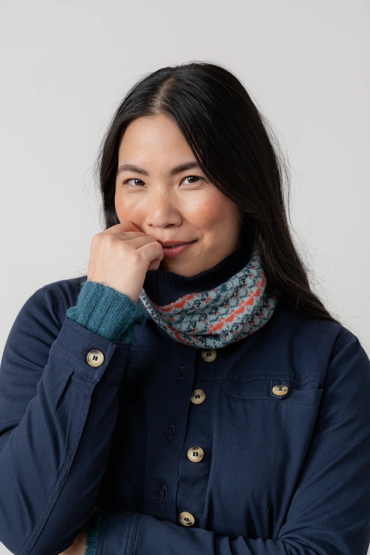 Lily & MeLily And Me Snood Fair IsleAccessories - Blue Water Clothing