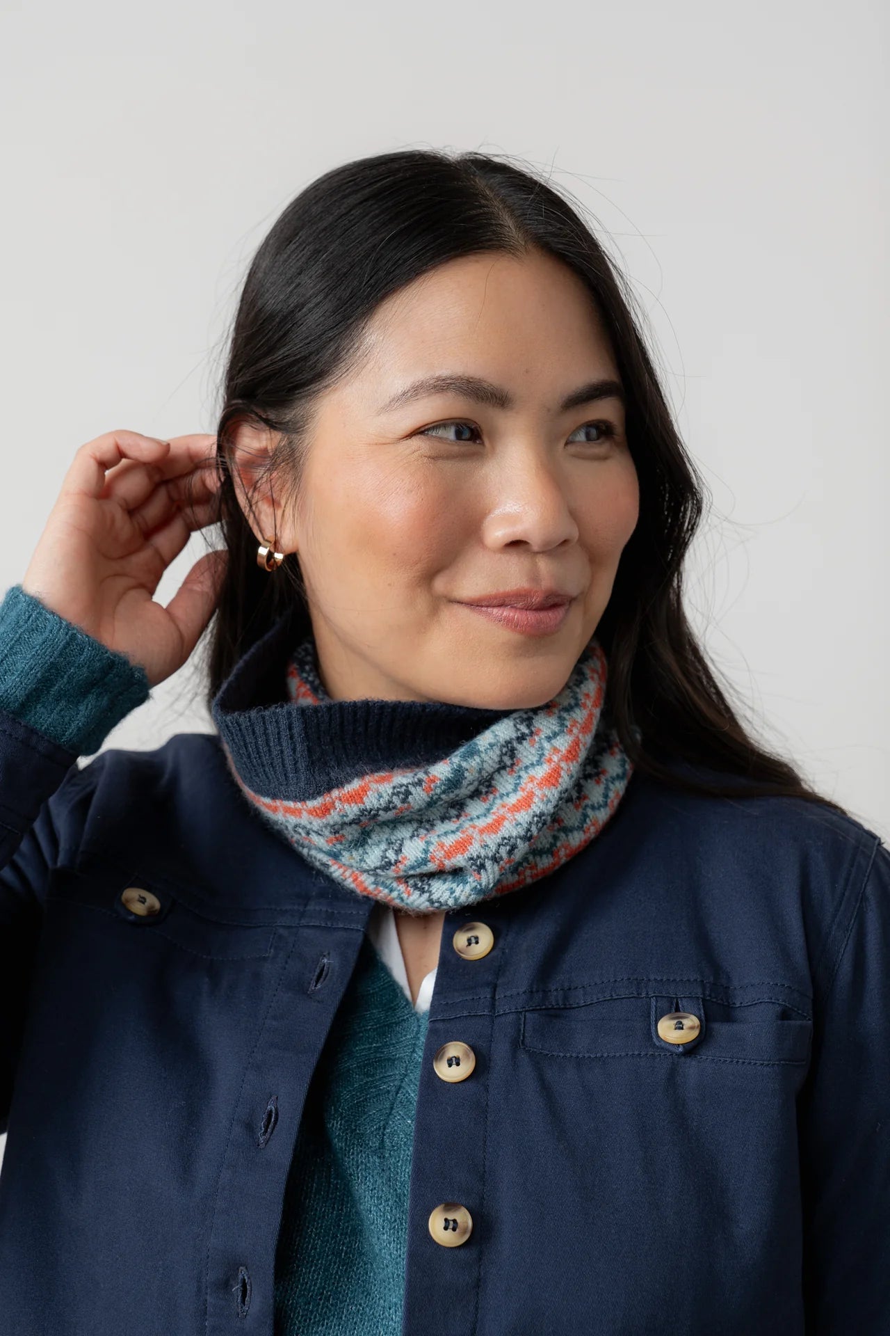 Lily & MeLily And Me Snood Fair IsleAccessories - Blue Water Clothing