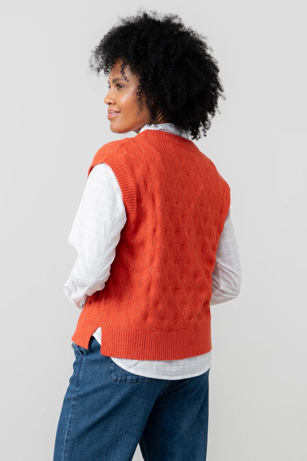 Lily & MeLily And Me Wallace Tank Plain RedTopsRed - Blue Water Clothing