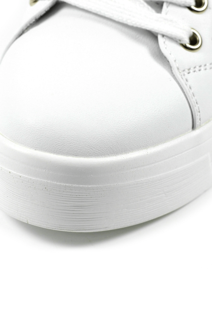 Lunar FootwearLunar Shoes Nia White TrainerTrainersWhite - Blue Water Clothing