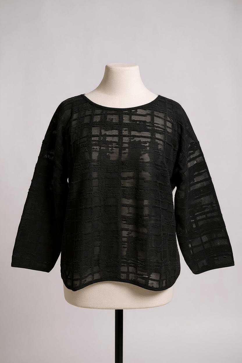 LuukaaLuukaa Aelara Knitted Blouse BlackTopsBlack - Blue Water Clothing