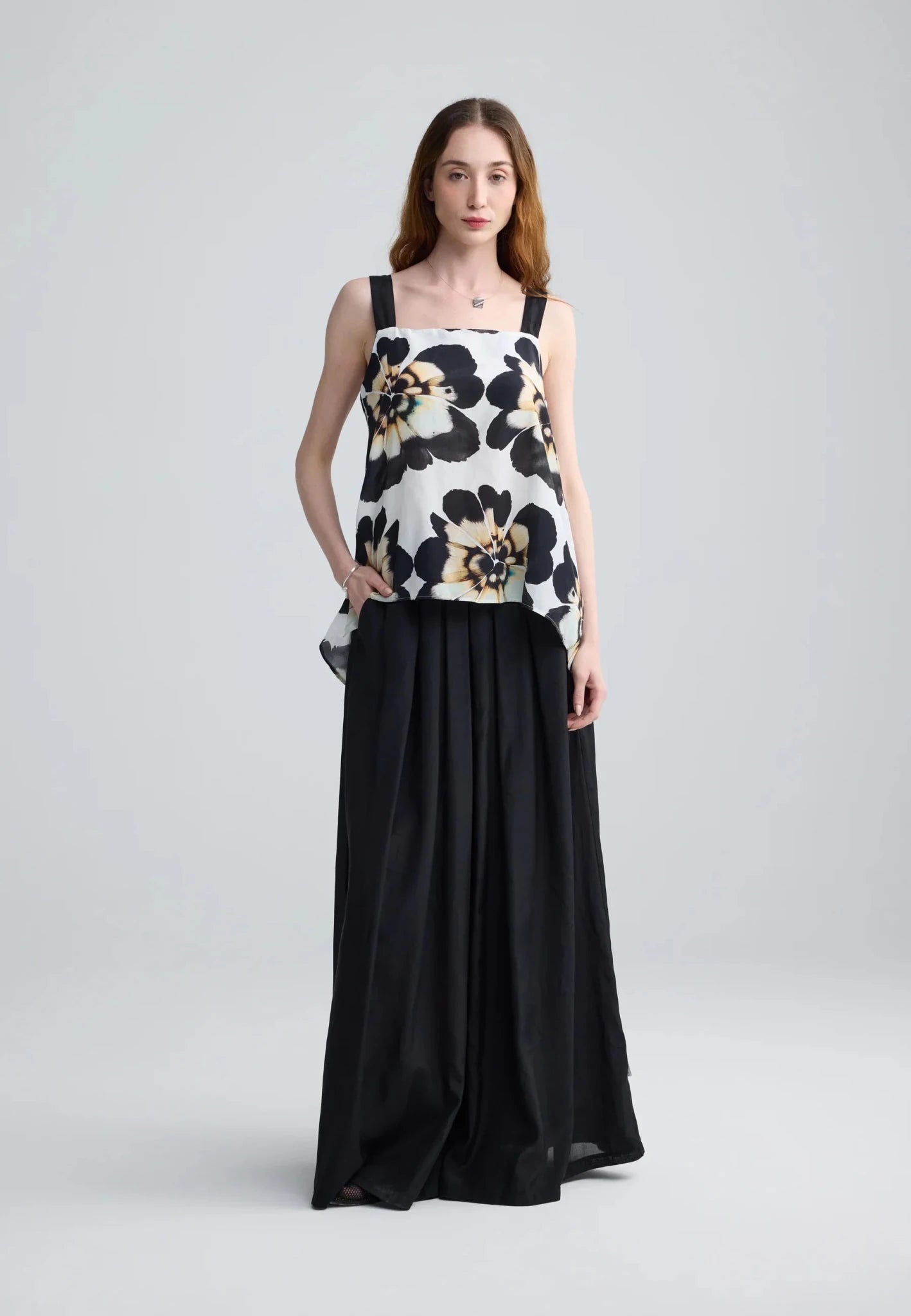 LuukaaLuukaa Auralie Woven TrousersBottomsBlack - Blue Water Clothing