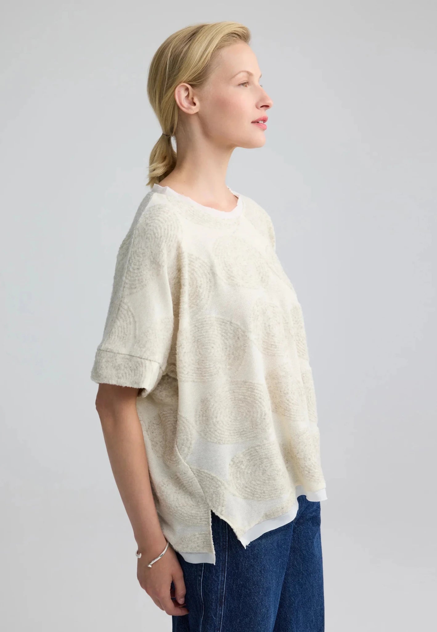 LuukaaLuukaa Blair Knitted blouseTopsNature - Blue Water Clothing