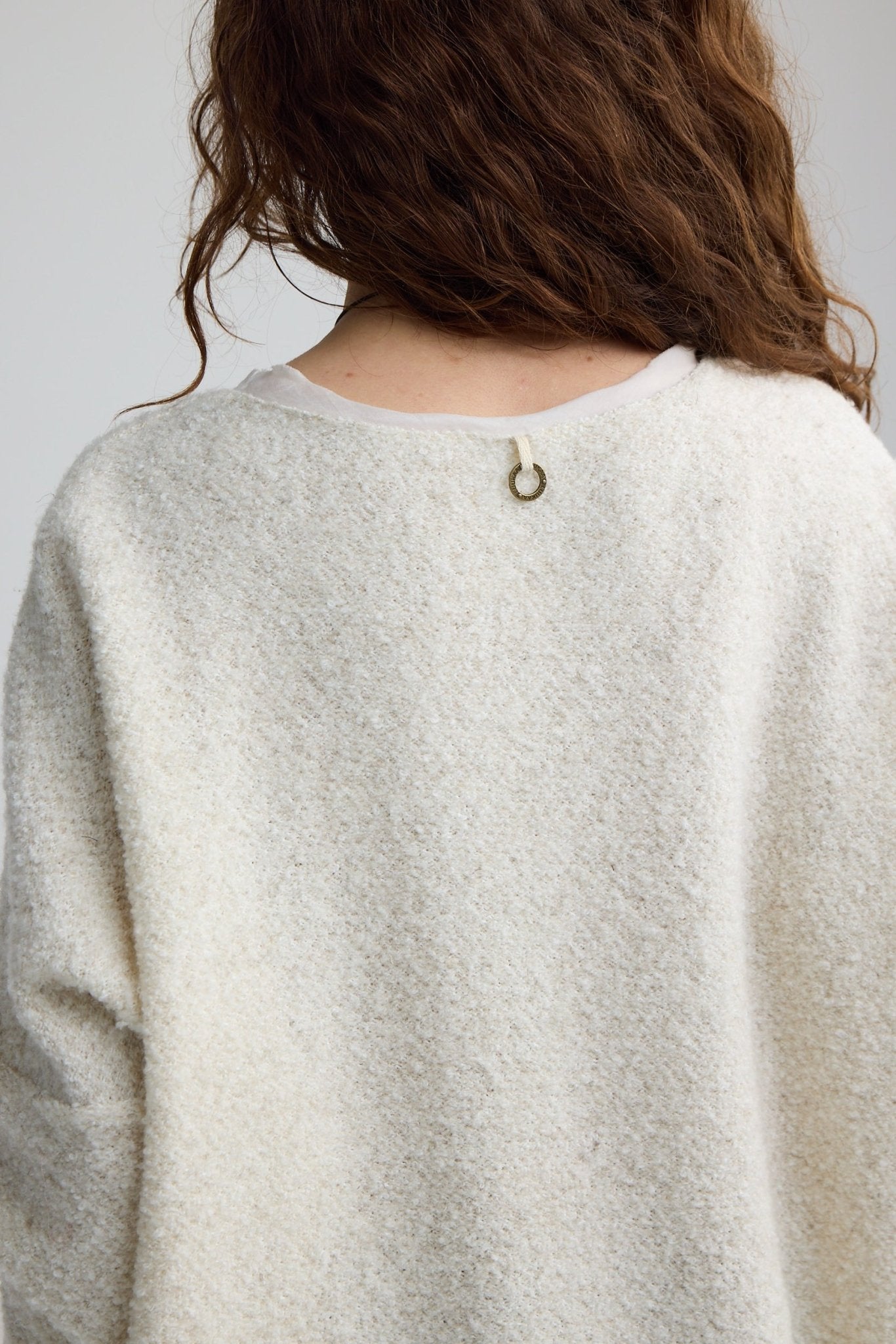 LuukaaLuukaa Dakota Knitted Relaxed TopTopsNature - Blue Water Clothing