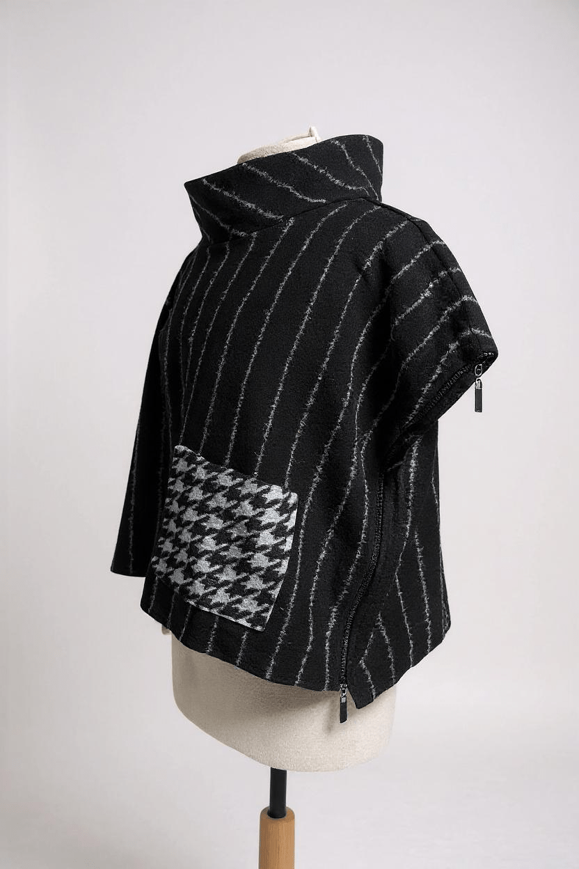 LuukaaLuukaa Elara Wool Knitted Blouse BlackTopsMonochrome Black - Blue Water Clothing